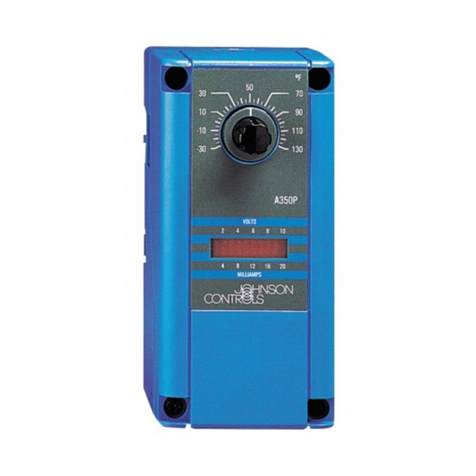 Johnson Controls System 350T A350P User manual