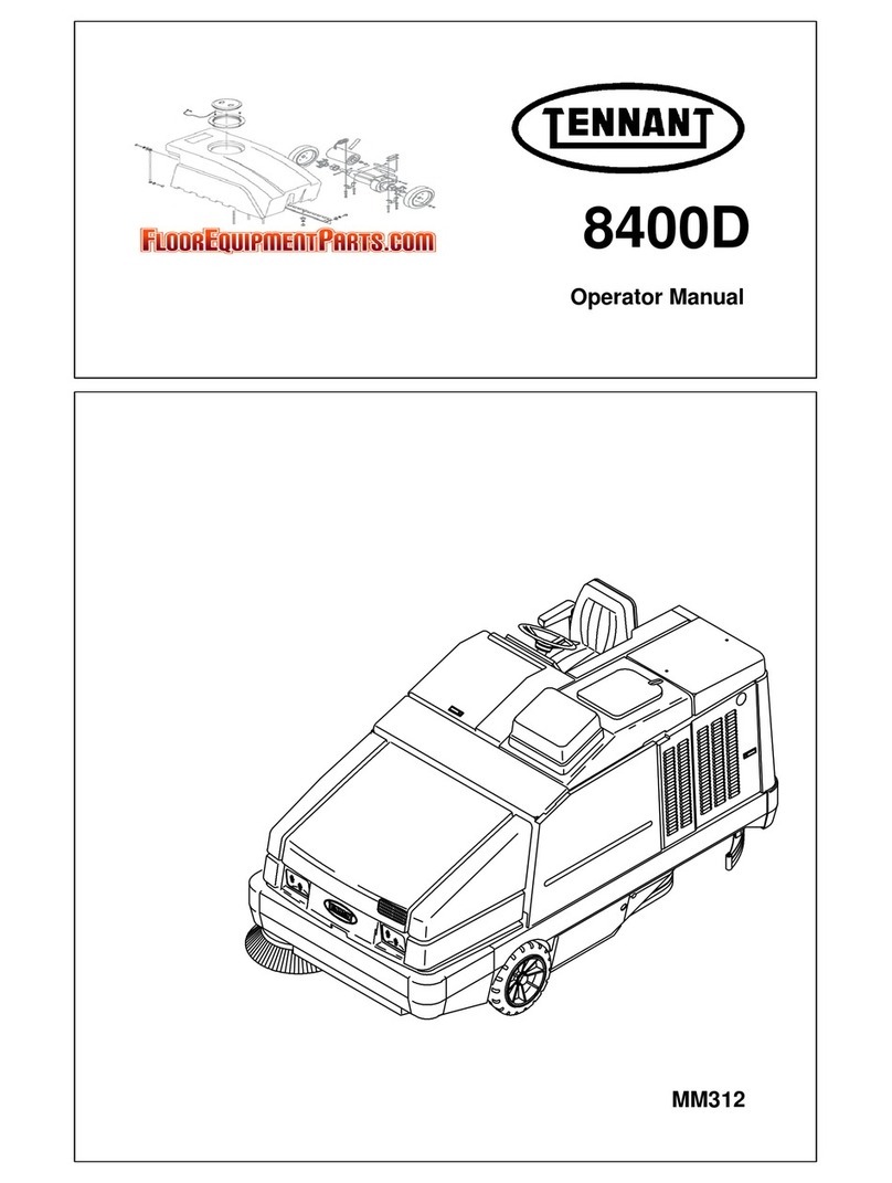 Tennant 8400D User manual
