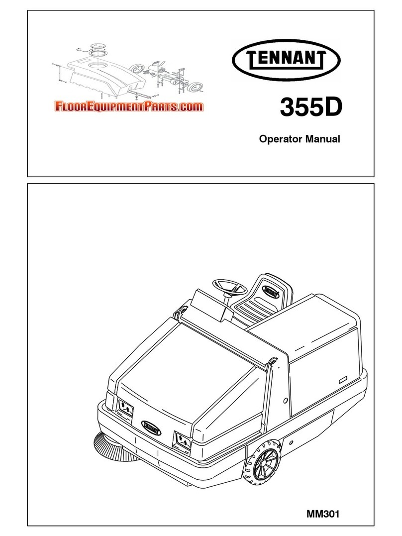 Tennant 355D Operator's manual