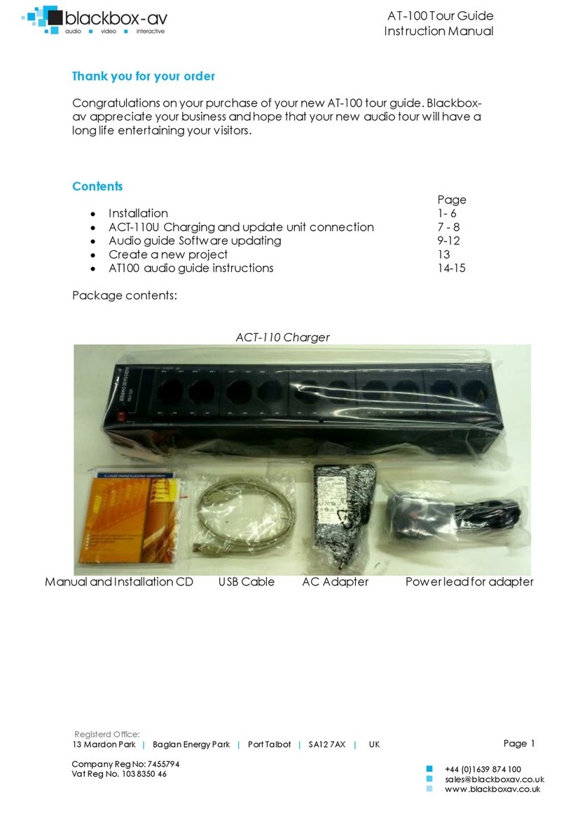 Black Box AT-100 instruction manual
