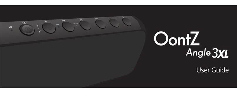 Oontz ANGLE 3XL user guide