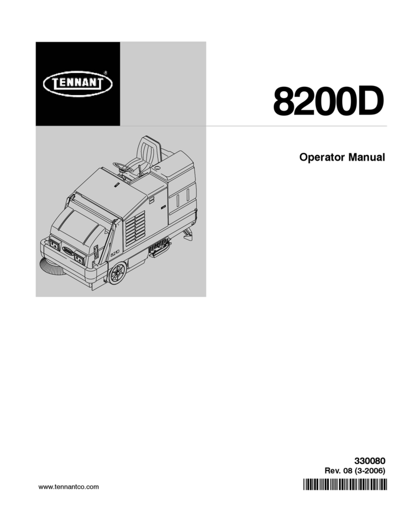 Tennant 8200D User manual
