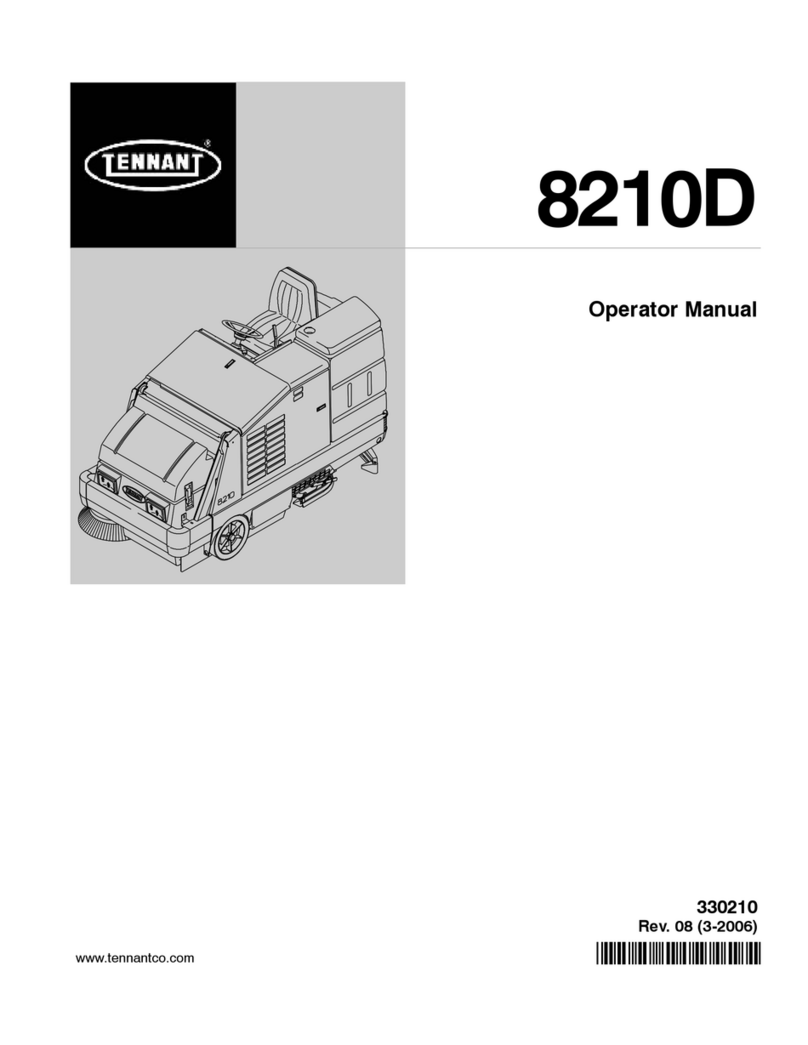 Tennant 8210D Operator's manual