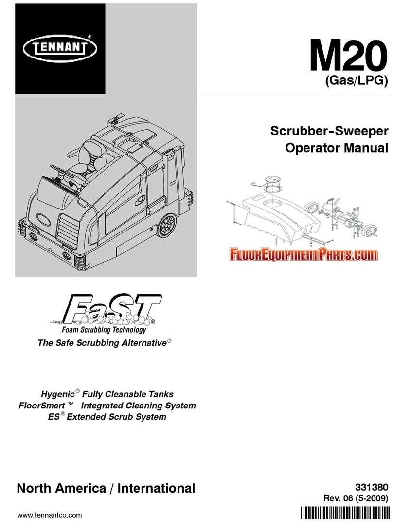 Tennant M20 User manual