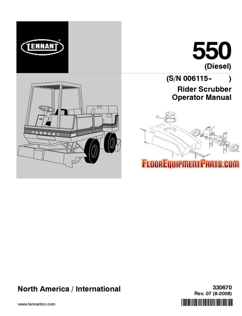Tennant 550 User manual