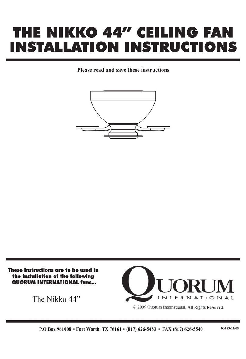 Quorum The Nikko 44" User manual