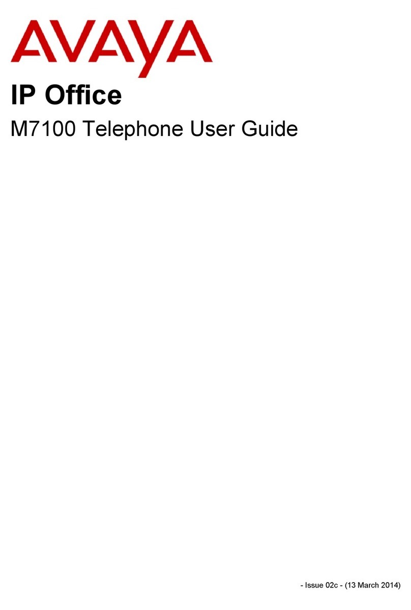 Avaya Norstar Mode M7100 User manual