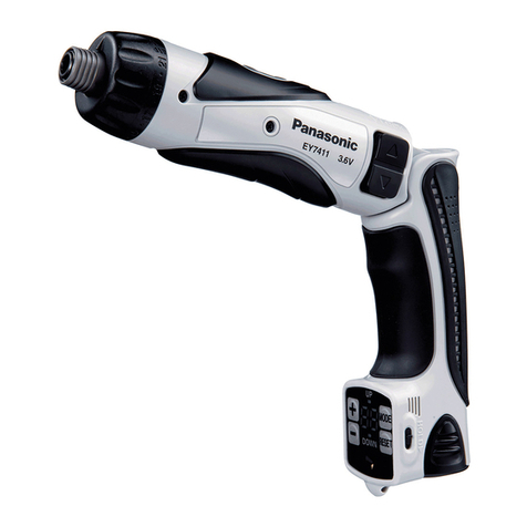 Panasonic EY7411 - CORDLESS DRILL & DRIVER operating instructions Panasonic EY7411 - CORDLESS DRILL & DRIVER operating instructions