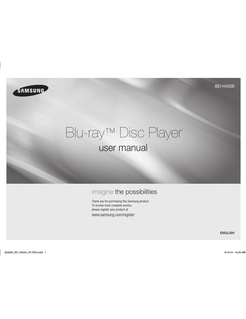 Samsung BD-H4500 user manual