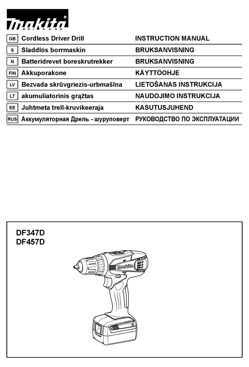 Makita DF347D instruction manual