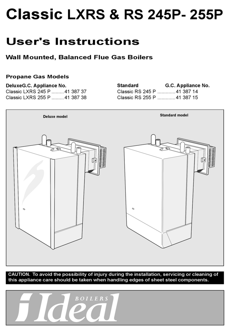 IDEAL Classic RS 245P User manual