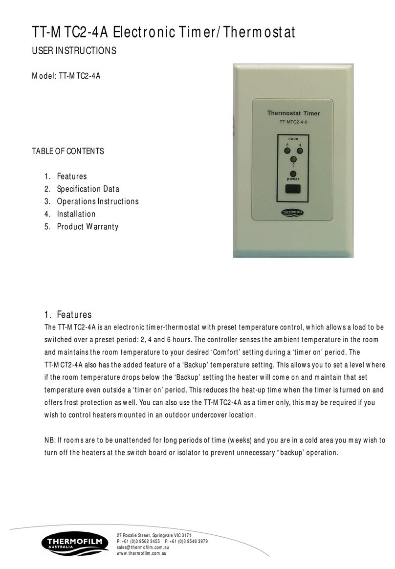 Thermofilm TT-MTC2-4A User instructions
