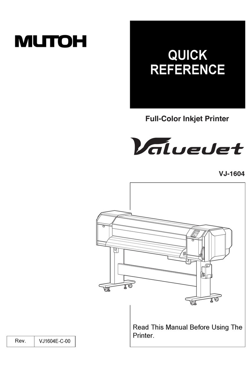 MUTOH ValueJet VJ-1604 quick reference