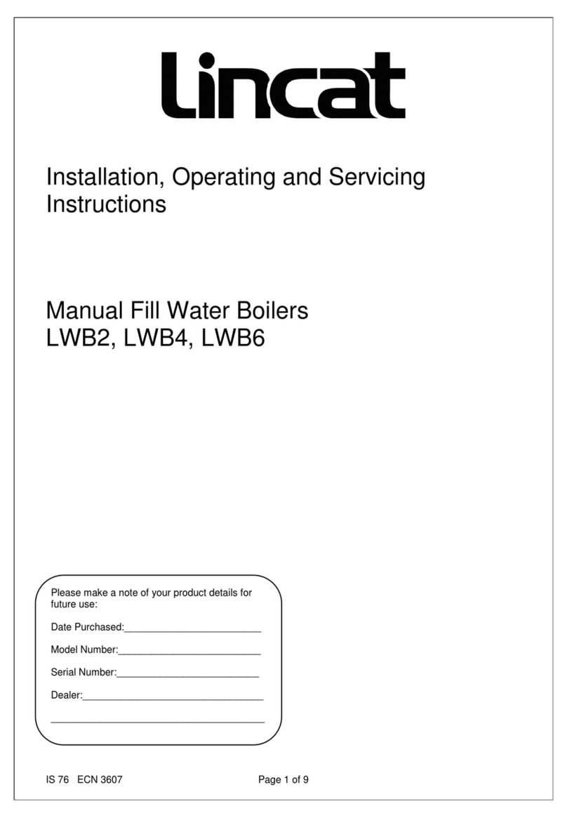 Lincat LWB2 Owner's manual