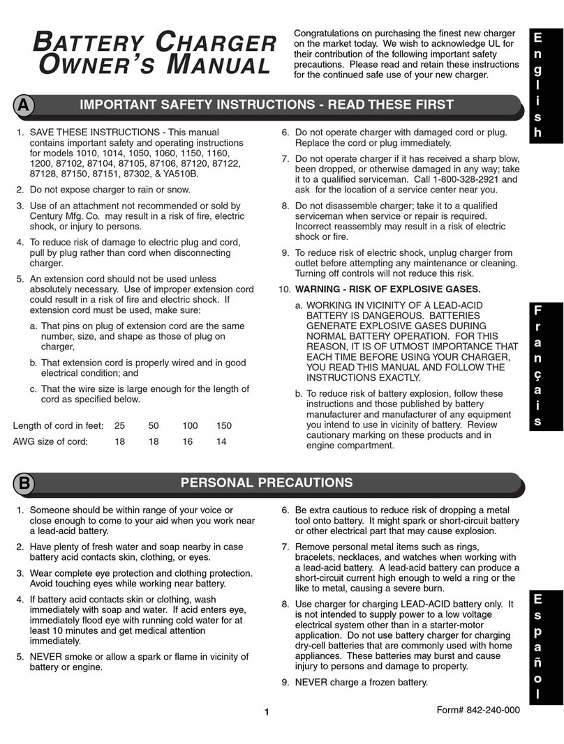 Century 1010 owner's manual