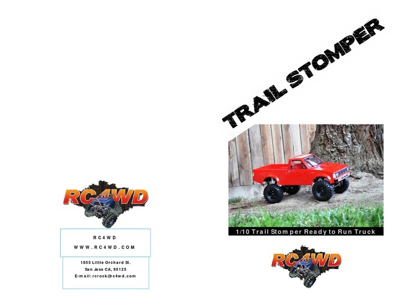 RC4WD Trail Stomper User manual RC4WD Trail Stomper User manual