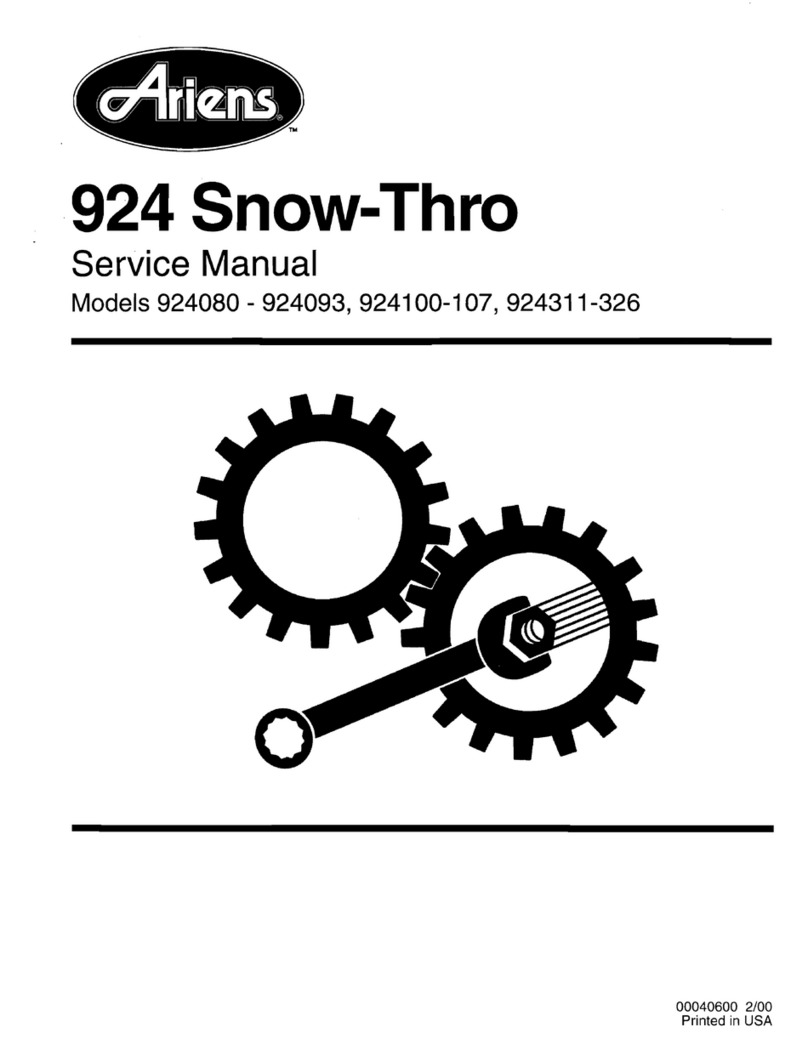Ariens ST T8 Service manual