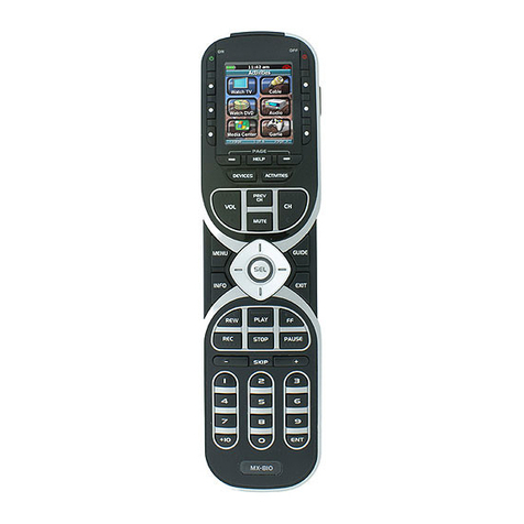 URC Complete Control MX-810 operating instructions