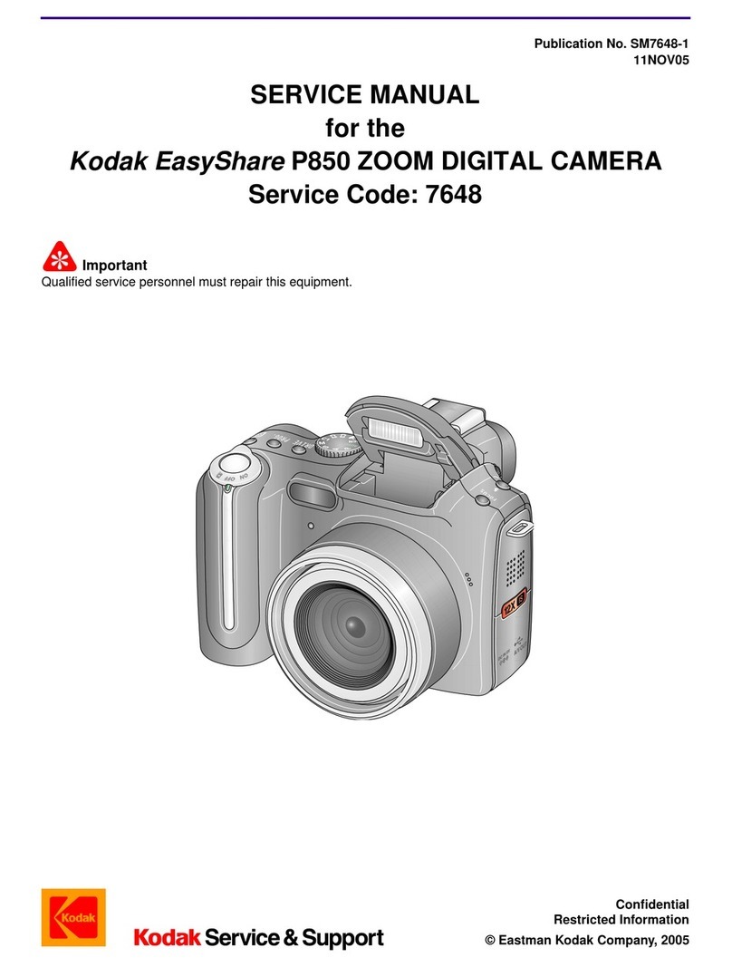 Kodak EasyShare P850 zoom User manual