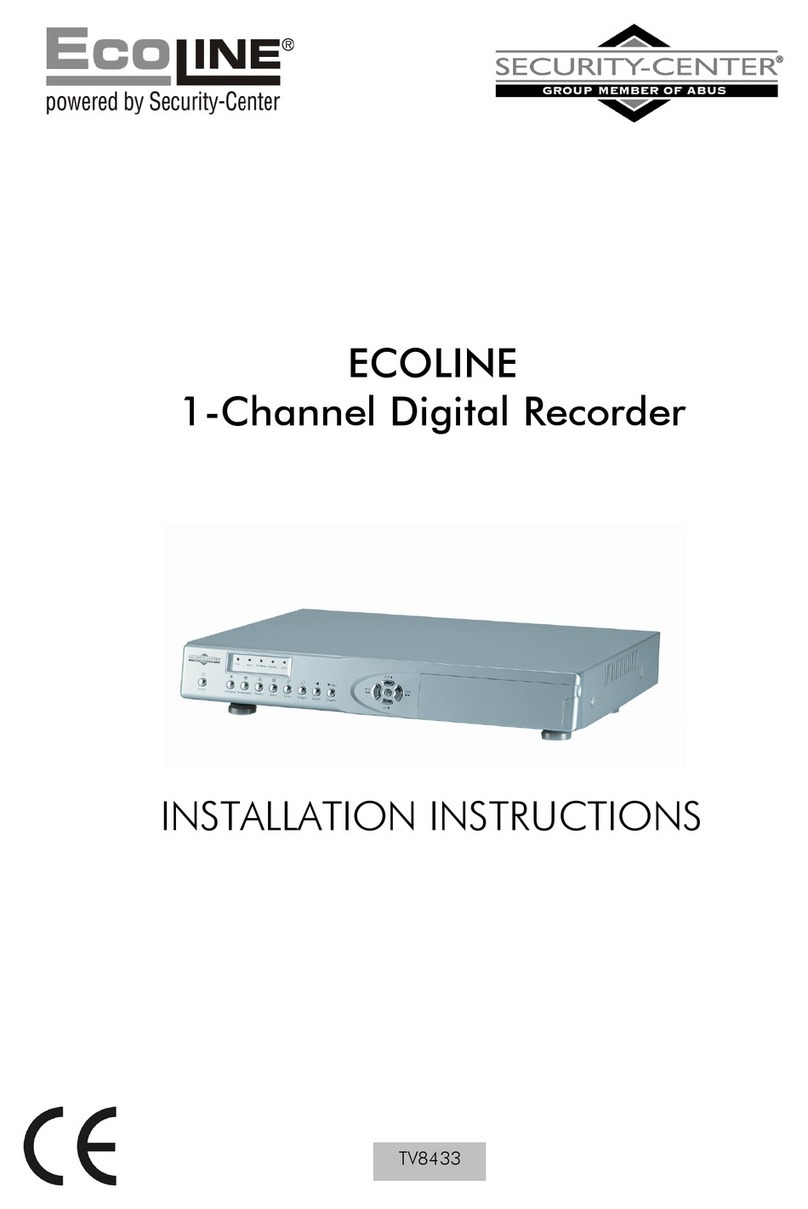 ECOLINE TV8433 installation instructions