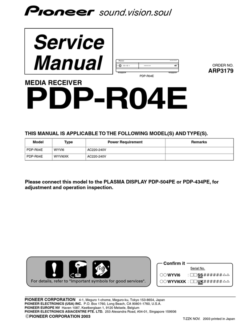 Pioneer PDP-R04E User manual