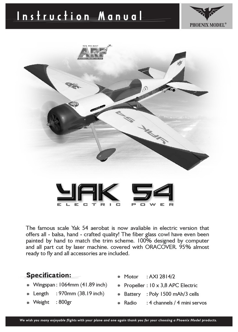 Phoenix Model YAK54 YAKOVLEV User manual