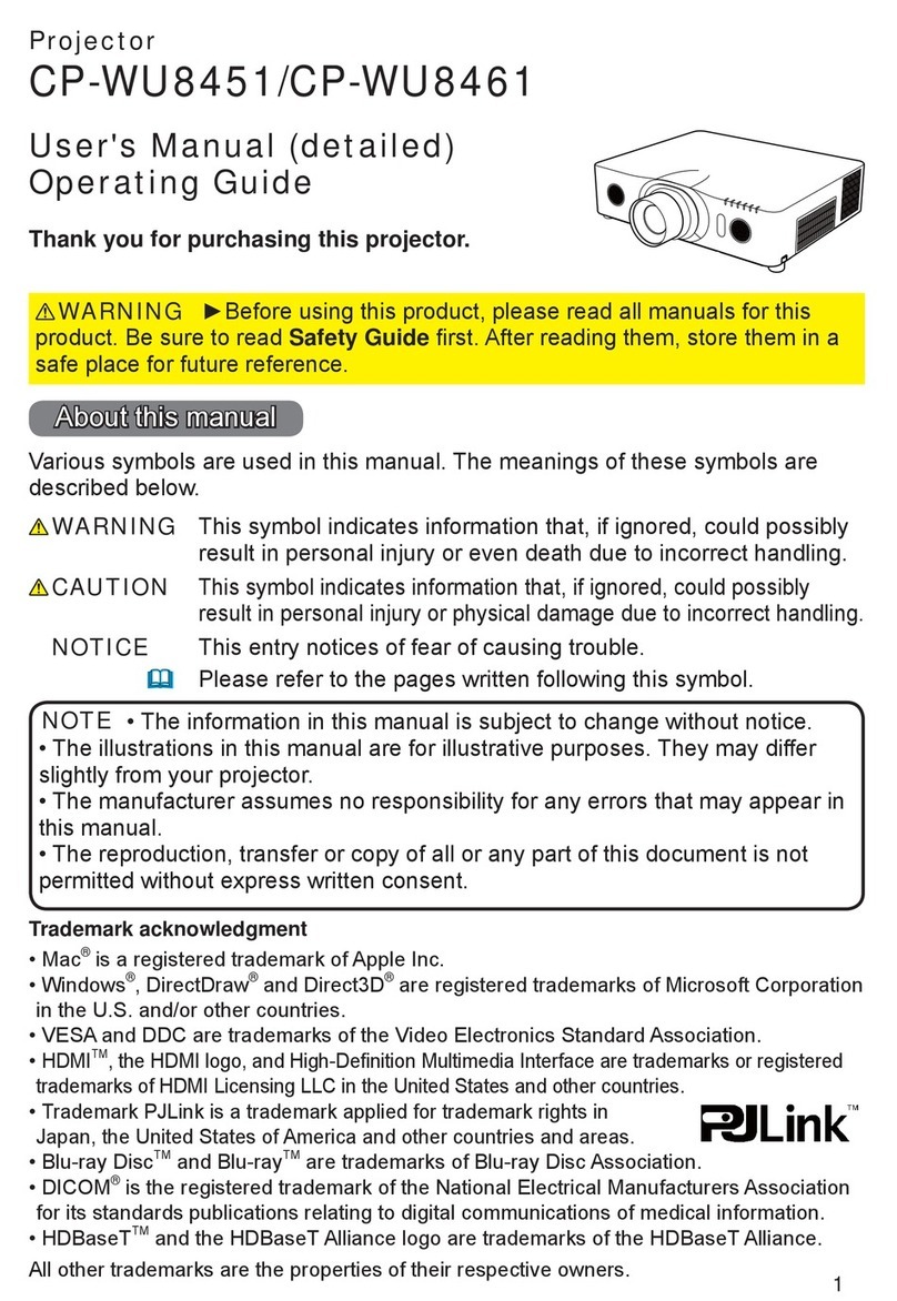 PJLink CP-WU8461 User manual