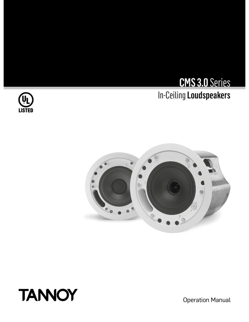 Tannoy CMS 3.0 series User manual