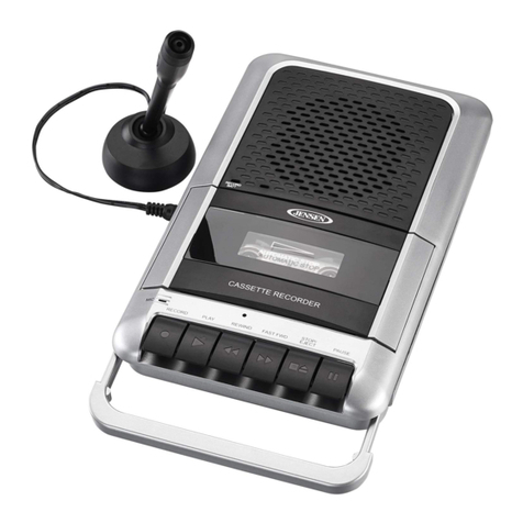 Jensen MCR-100 user manual