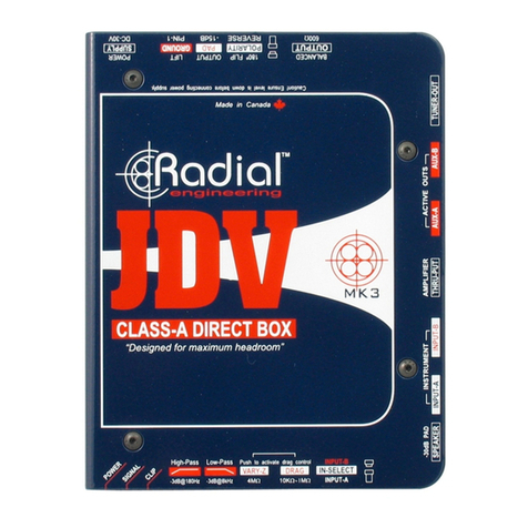 Radial Engineering JDV MK3 User manual