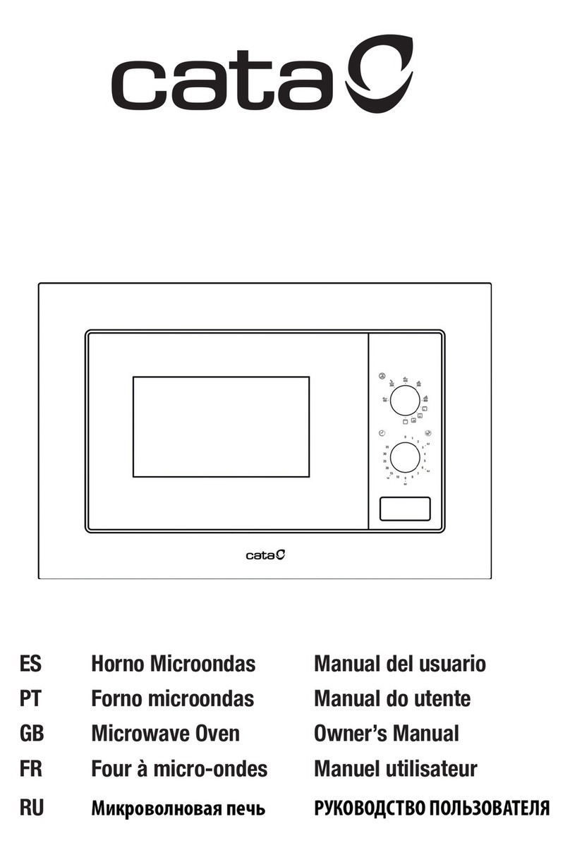 Cata MC 20 IX instruction manual