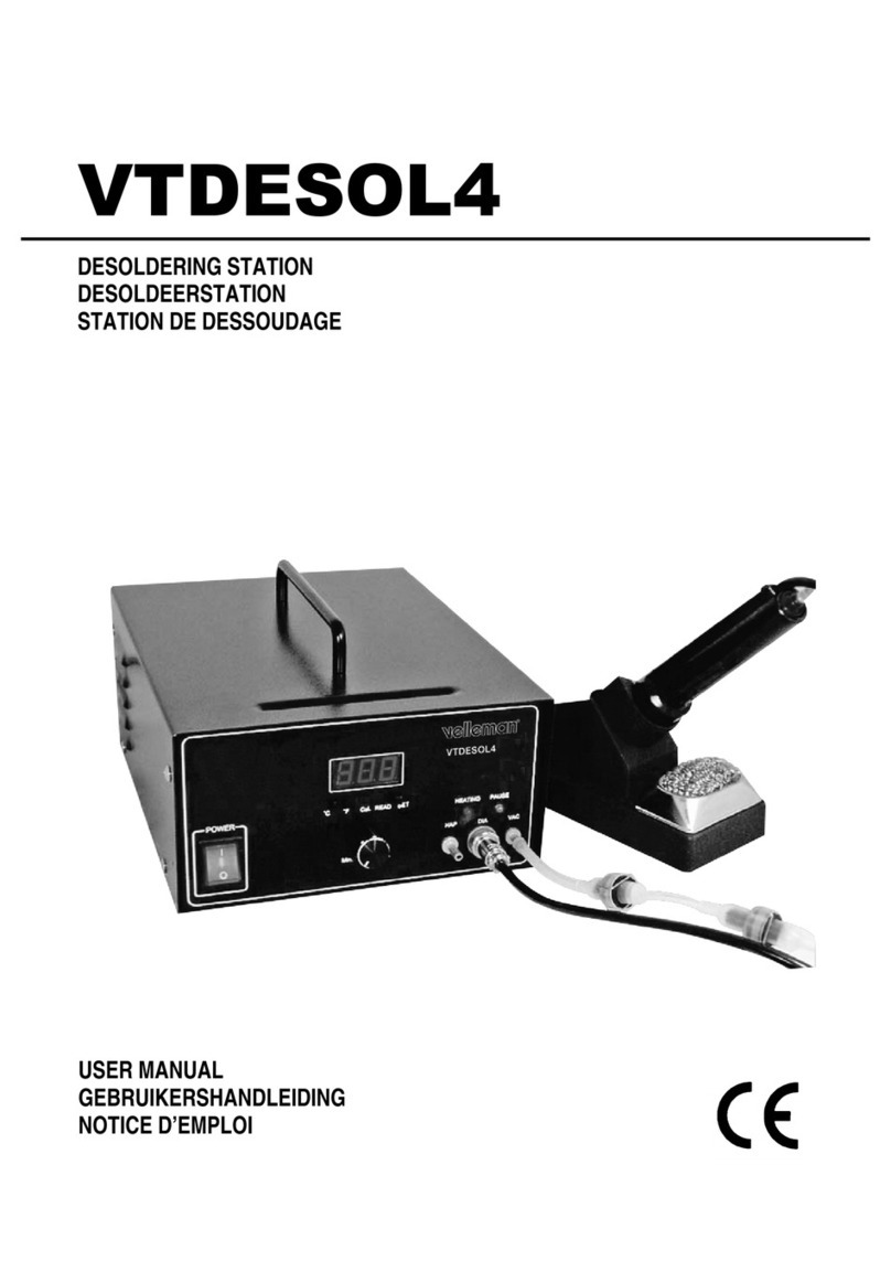Velleman VTDESOL4 user manual