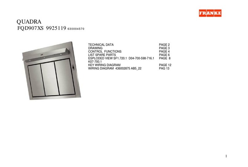 Franke Quadra FDQ 907 XS manual Franke Quadra FDQ 907 XS manual