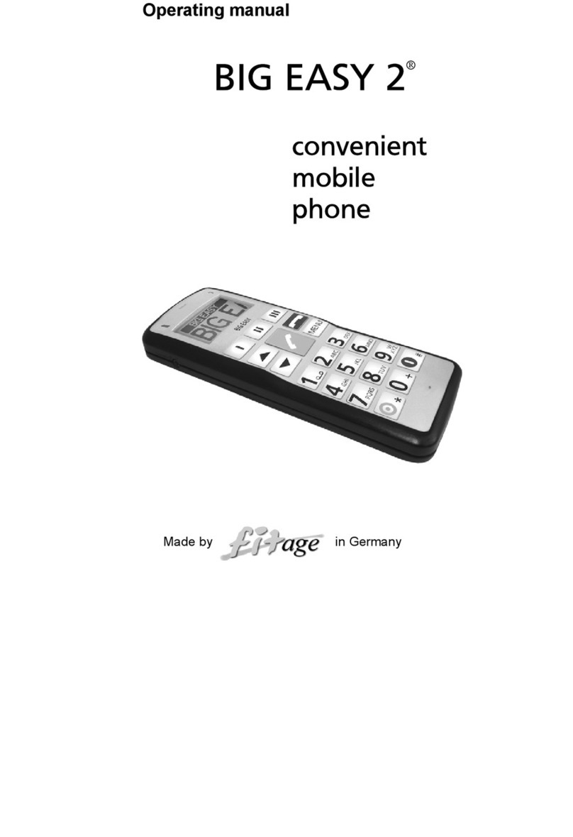 fit age BIG EASY 2 operating manual
