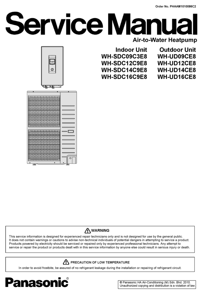 Panasonic WH-SDC09C3E8 User manual