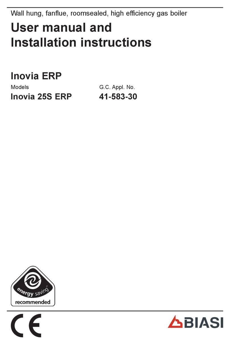 Biasi Inovia 25S ERP User manual