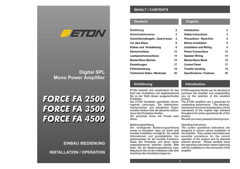 Eton FORCE FA 2500 Guide