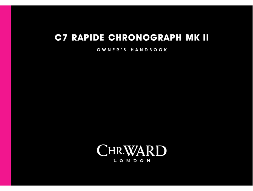 Chr. Ward C7 RAPIDE CHRONOGRAPH MK II User guide Chr. Ward C7 RAPIDE CHRONOGRAPH MK II User guide