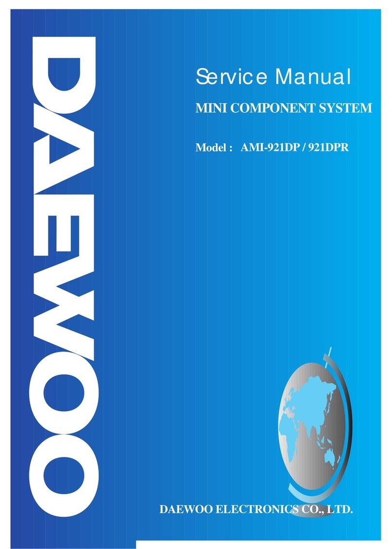 Daewoo AMI-921DP Service manual