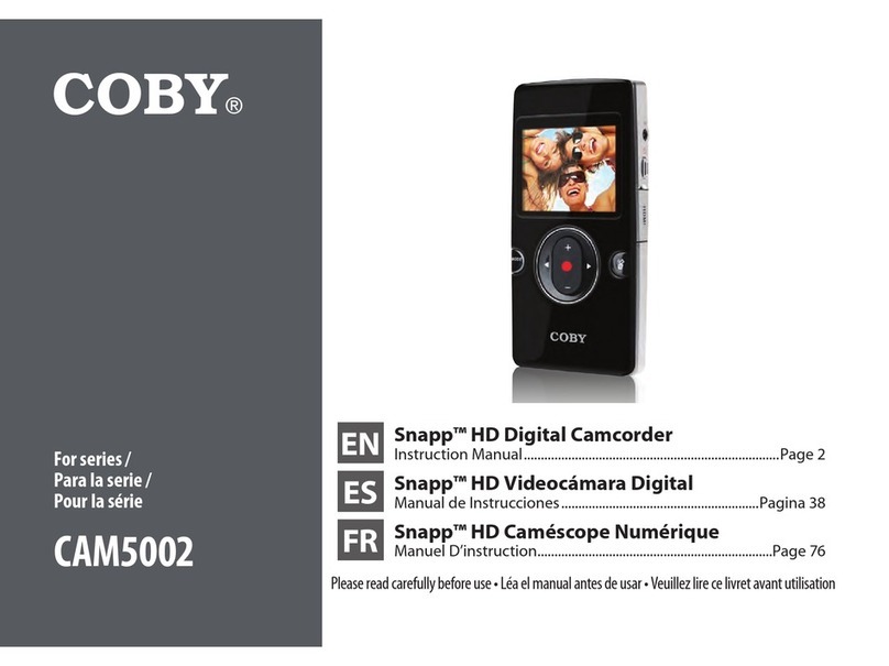 Coby Snapp CAM5002 User manual