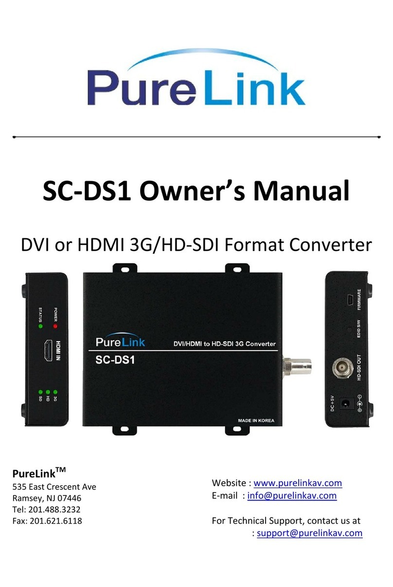 PureLink SC-DS1 User manual