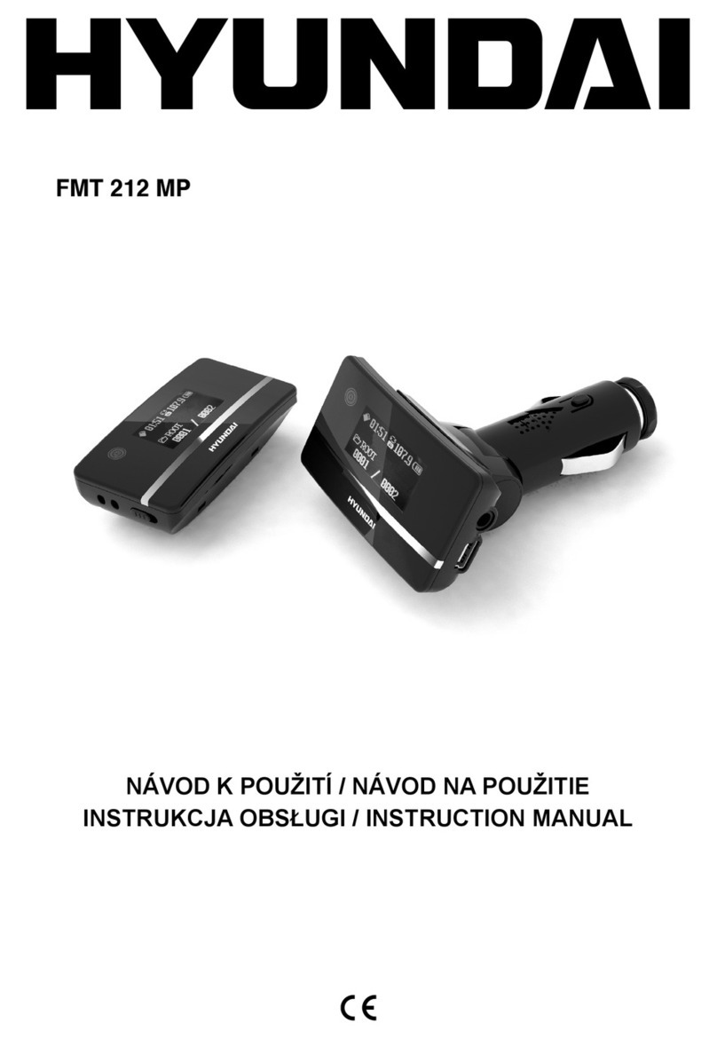 Hyundai FMT 212 MP User manual