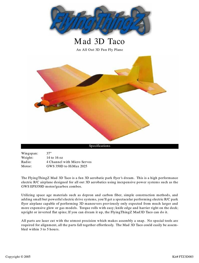 flying Thinz Mad 3D Taco instruction manual