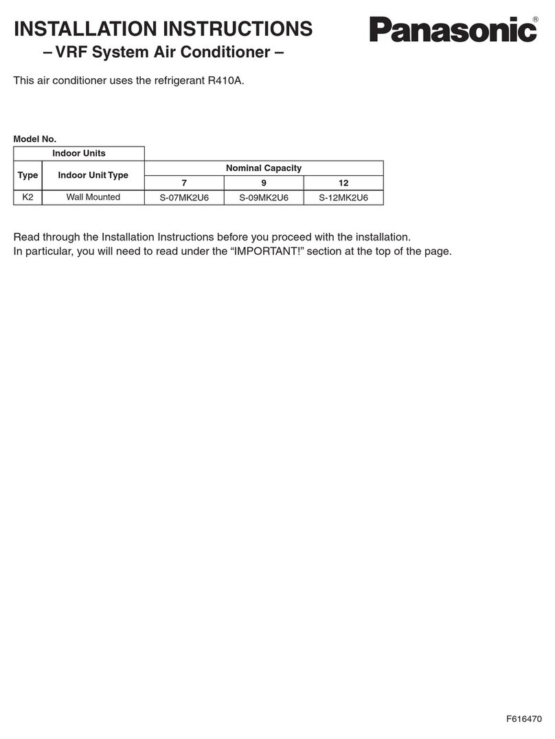 Panasonic S-07MK2U6 User manual