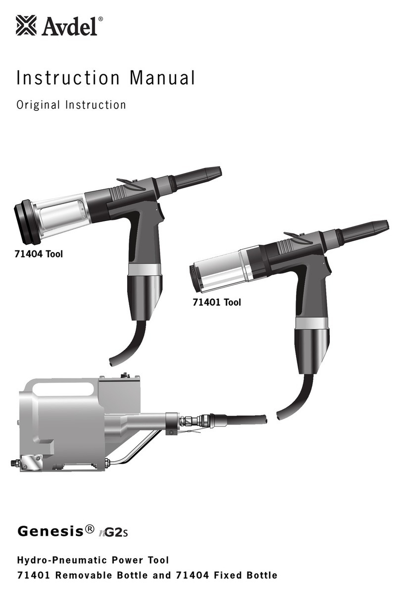 Avdel 71404 instruction manual