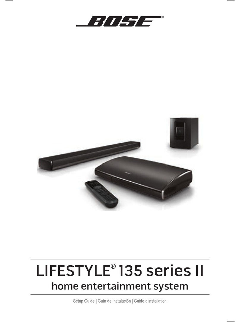 Bose LIFESTYLE 135 series II User manual