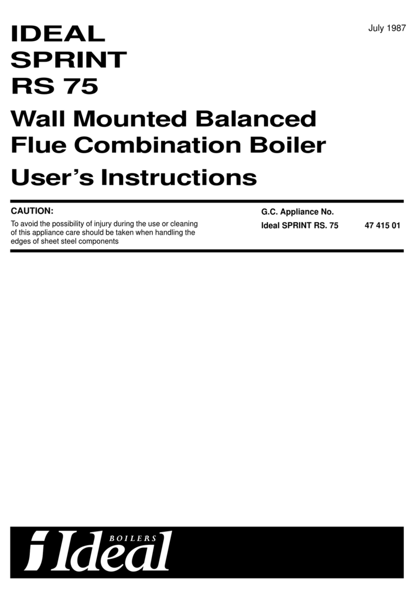 IDEAL IDEAL SPRINT RS 75 User manual