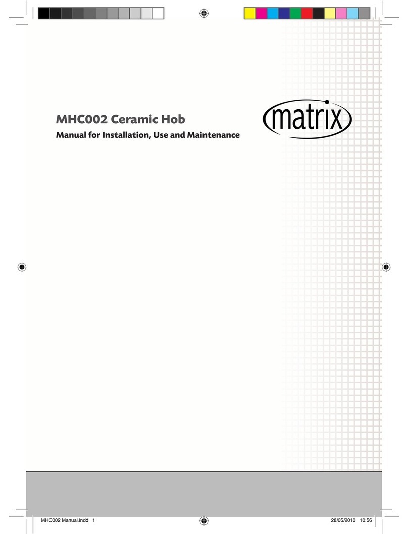 Matrix MHC002 Manual for installation, use and maintenance