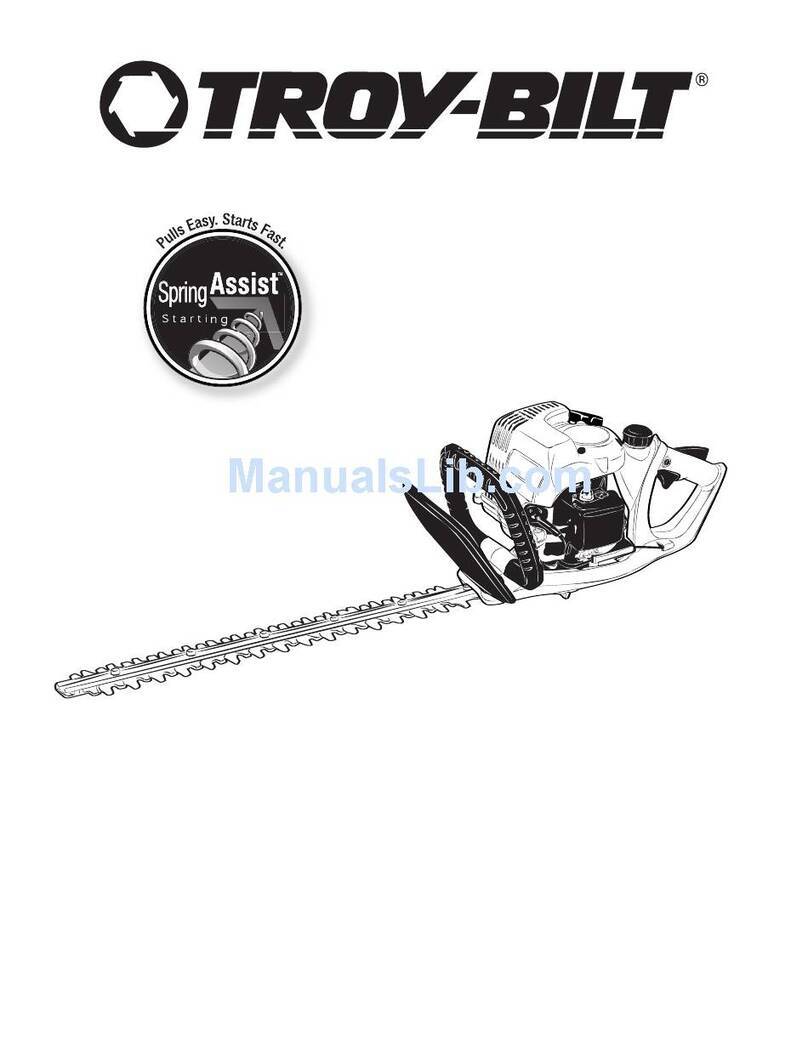 Troy-Bilt TB25GHT User manual
