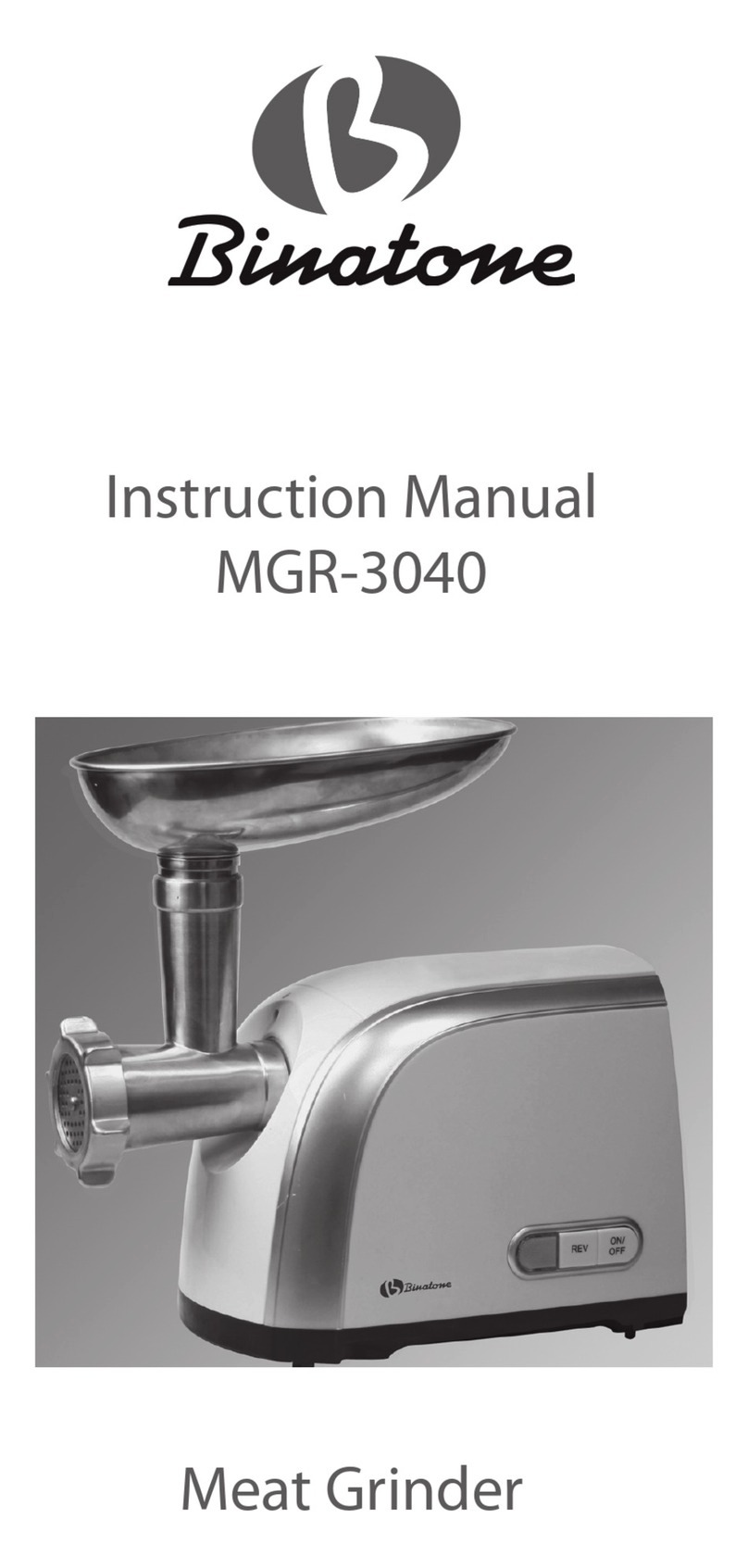 Binatone MGR?3040 User manual
